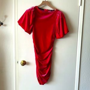 Scotch & Soda Velvet Cinched Midi